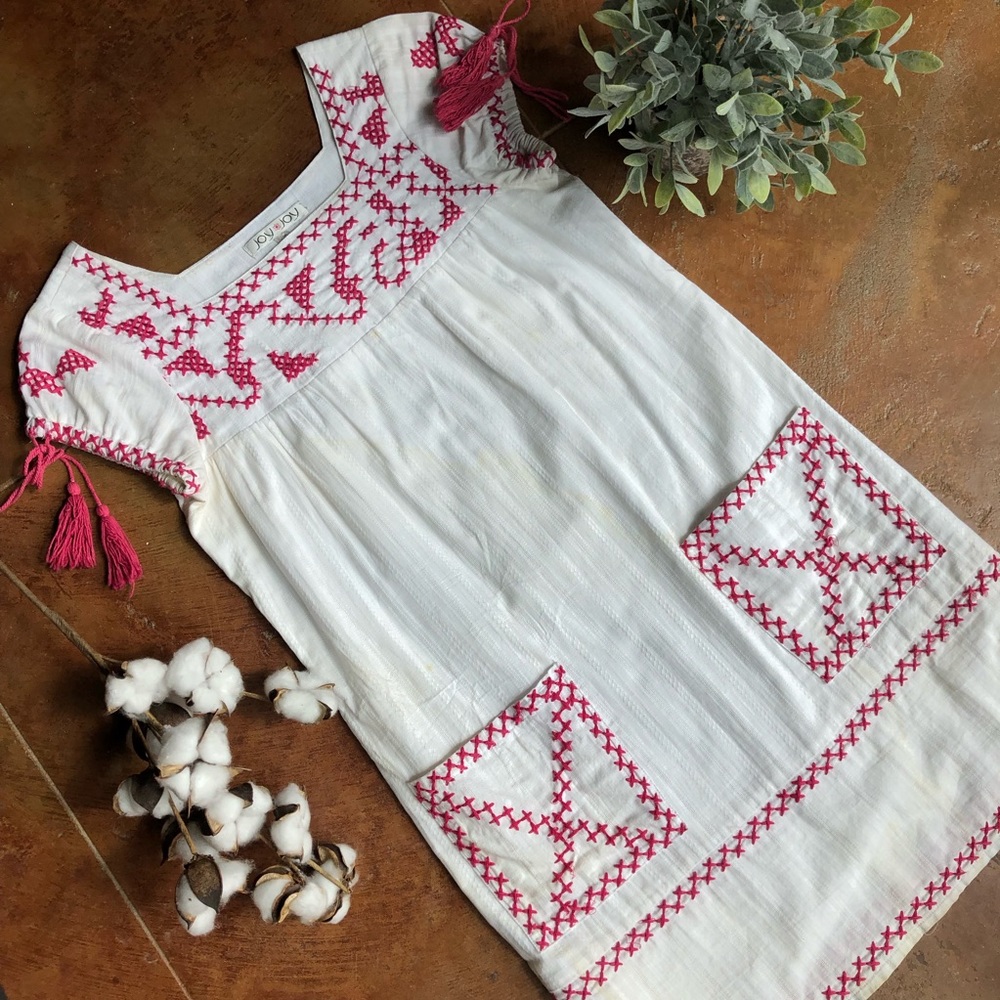 Joy Joy embroidered dress